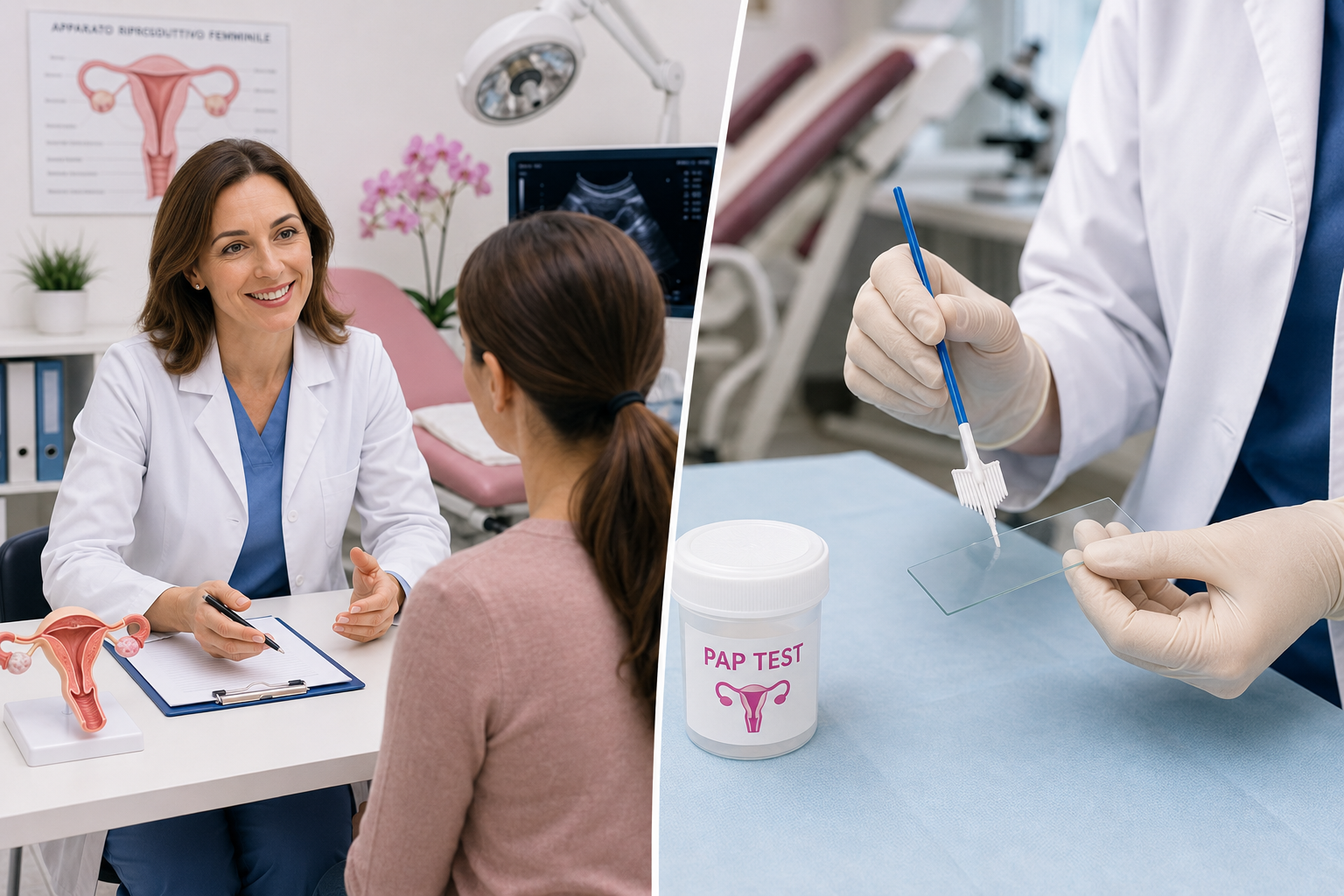 visita ginecologica + pap test